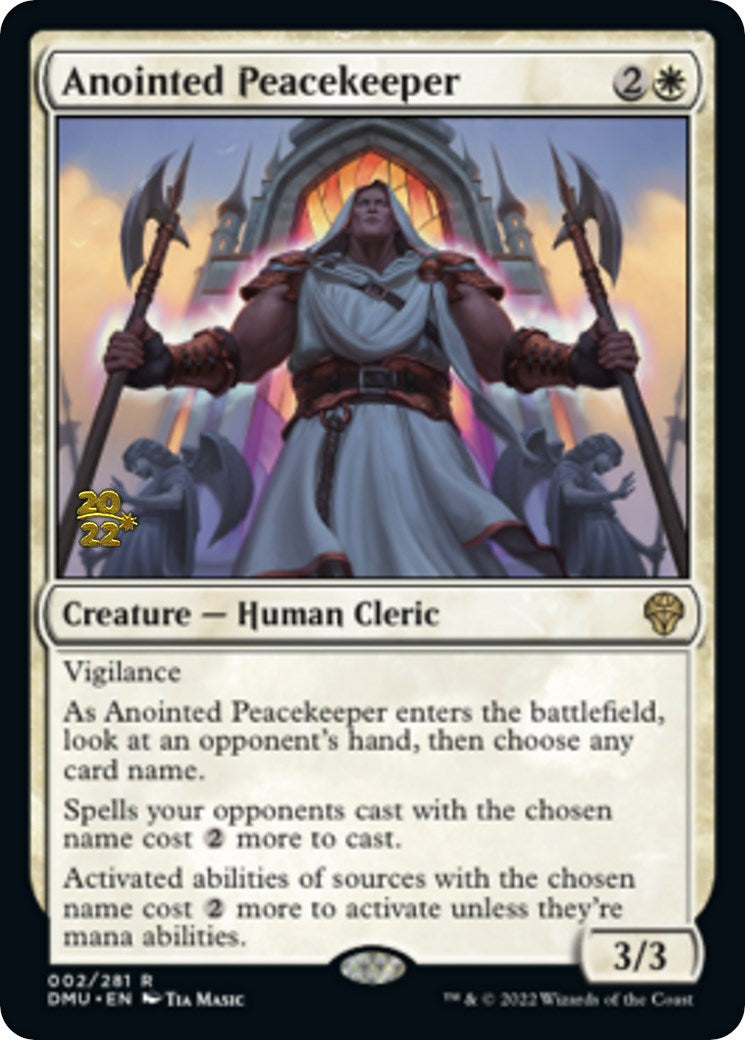 Anointed Peacekeeper [Dominaria United Prerelease Promos] | Odin's Place