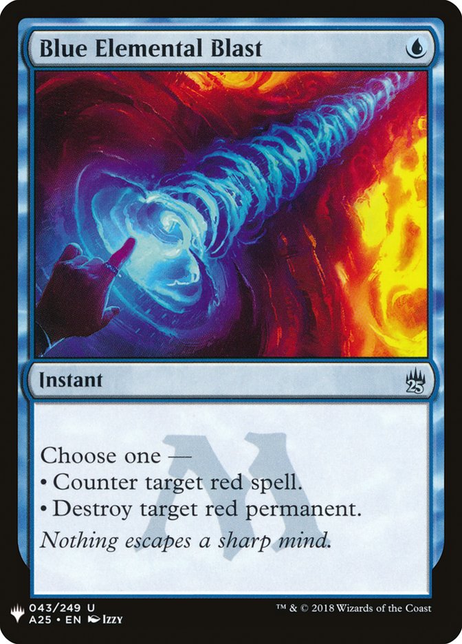 Blue Elemental Blast [Mystery Booster] | Odin's Place