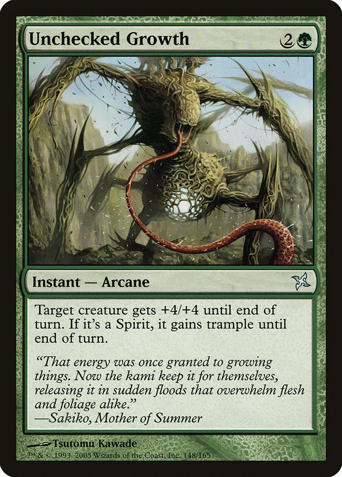 Unchecked Growth (148) [Betrayers of Kamigawa] | Odin's Place