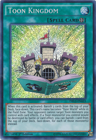 Toon Kingdom [DRL2-EN023] Secret Rare | Odin's Place