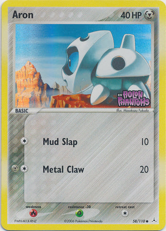Aron (58/110) (Stamped) [EX: Holon Phantoms] | Odin's Place