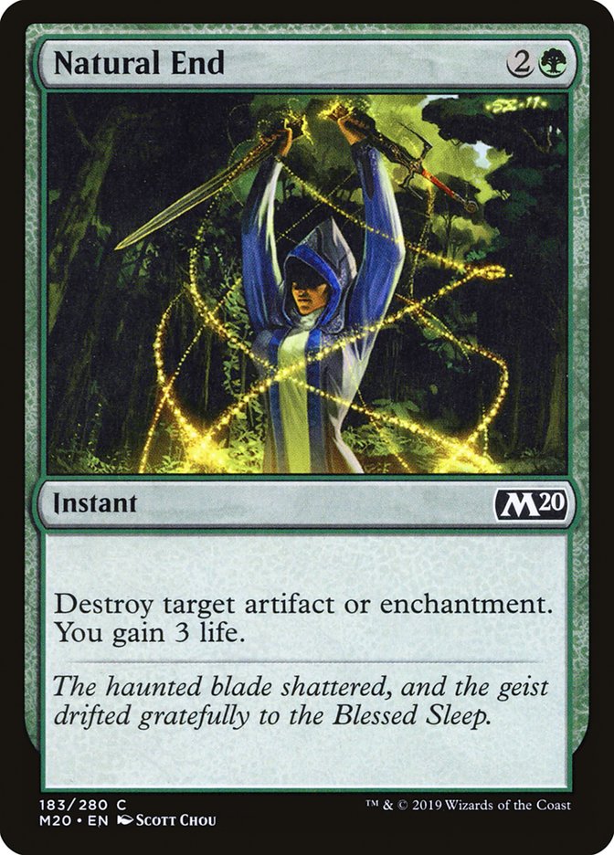 Natural End [Core Set 2020] | Odin's Place