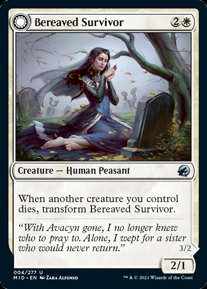 Bereaved Survivor // Dauntless Avenger [Innistrad: Midnight Hunt] | Odin's Place