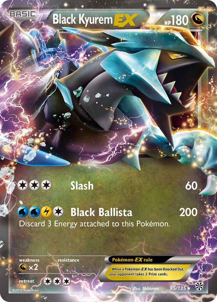 Black Kyurem EX (95/135) [Black & White: Plasma Storm] | Odin's Place