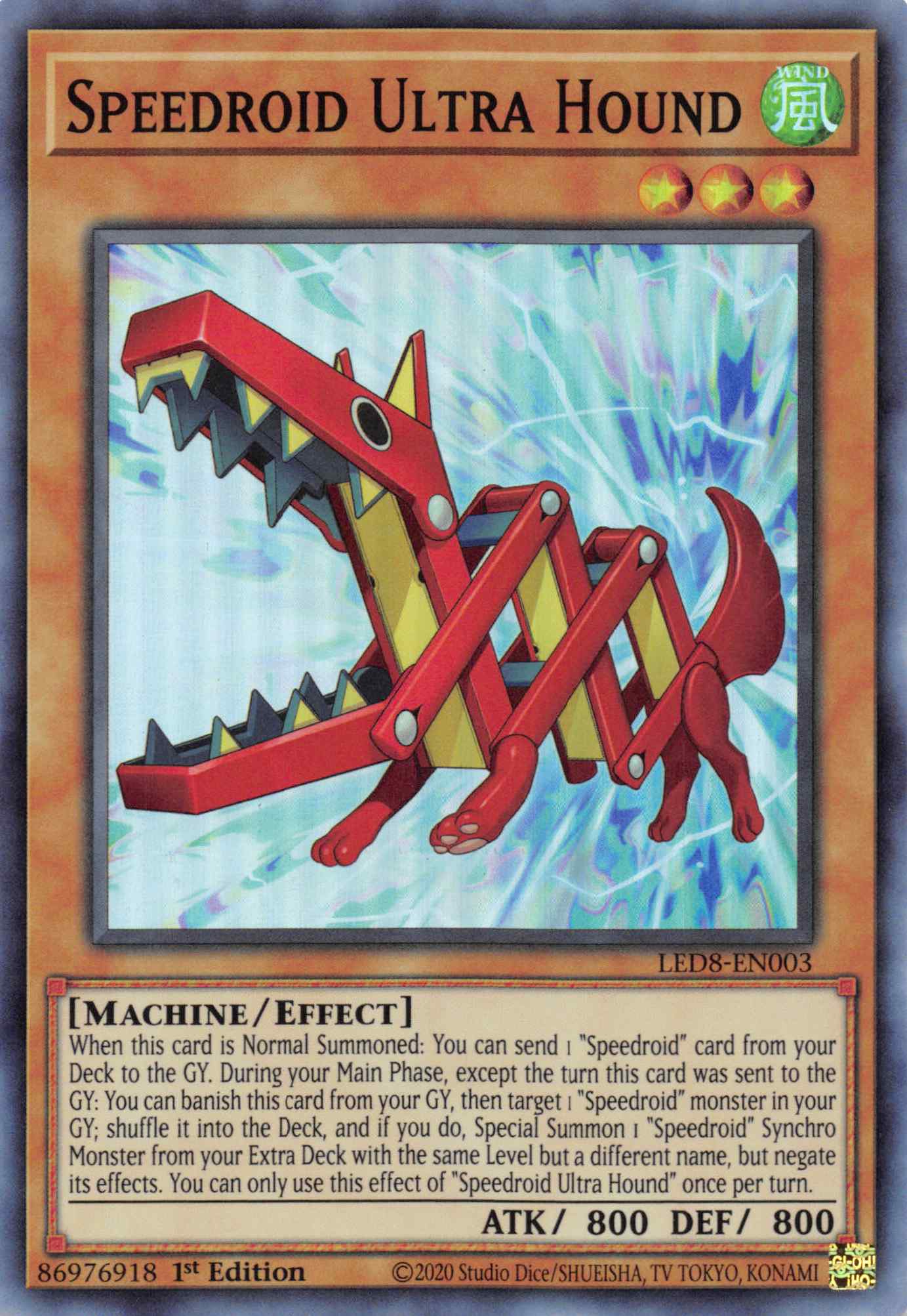 Speedroid Ultra Hound [LED8-EN003] Super Rare | Odin's Place
