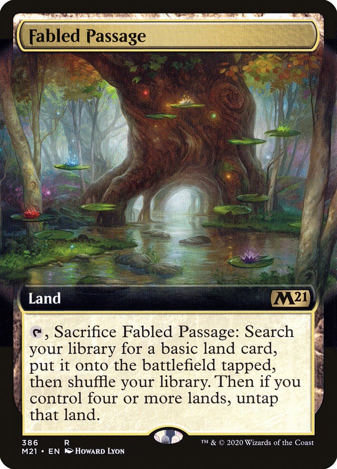 Fabled Passage (Extended Art) [Core Set 2021] | Odin's Place