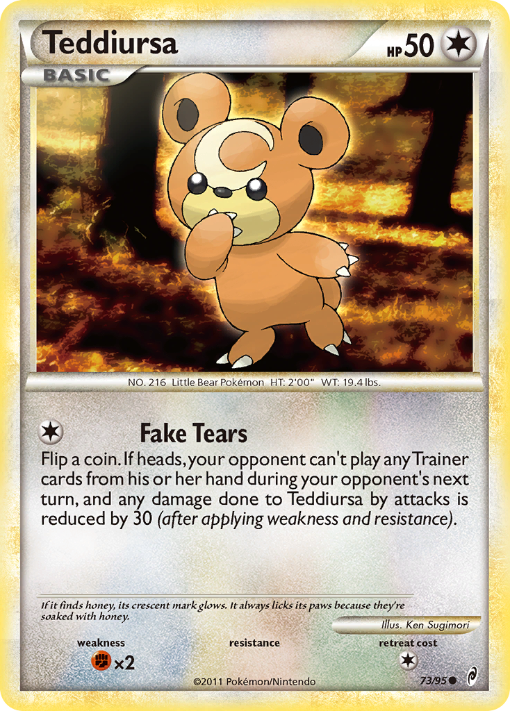 Teddiursa (73/95) [HeartGold & SoulSilver: Call of Legends] | Odin's Place