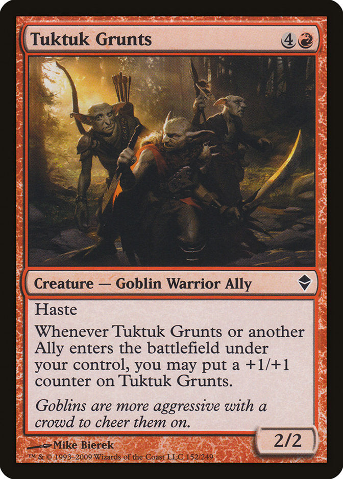 Tuktuk Grunts (152) [Zendikar] | Odin's Place