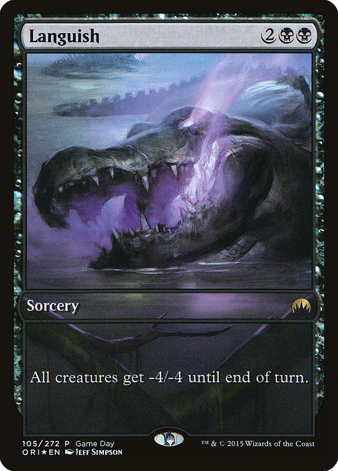 Languish (105) (Game Day) (Full Art) [Magic Origins Promos] | Odin's Place
