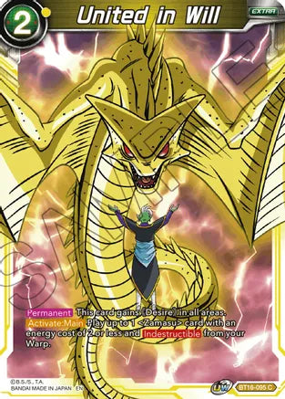 United in Will (BT16-095) [Realm of the Gods] | Odin's Place