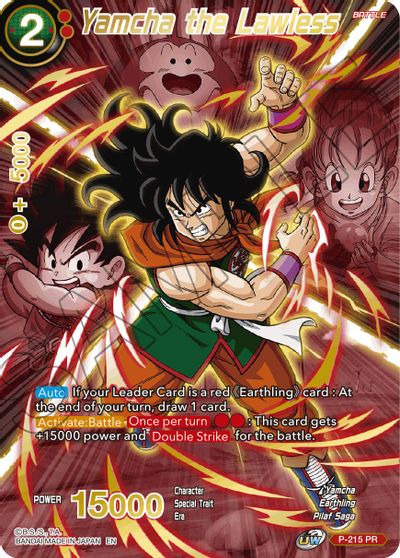 Yamcha the Lawless (Alternate Art) (P-215) [Special Anniversary Set 2021] | Odin's Place