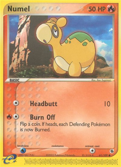 Numel (61/109) [EX: Ruby & Sapphire] | Odin's Place