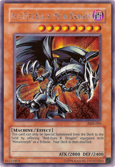 Red-Eyes Black Metal Dragon (Forbidden Memories) [FMR-001] Prismatic Secret Rare | Odin's Place