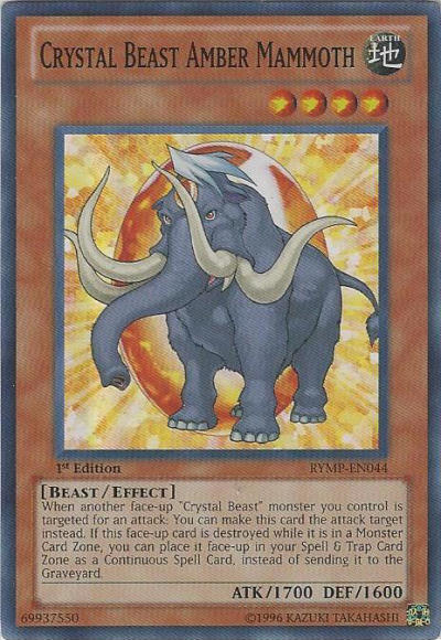Crystal Beast Amber Mammoth [RYMP-EN044] Super Rare | Odin's Place