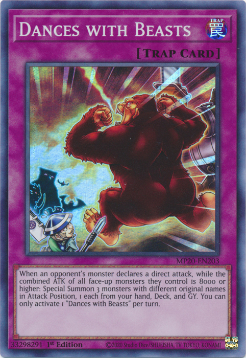 Dances with Beasts [MP20-EN203] Super Rare | Odin's Place