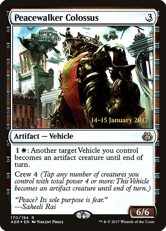 Peacewalker Colossus (170) [Aether Revolt Prerelease Promos] | Odin's Place