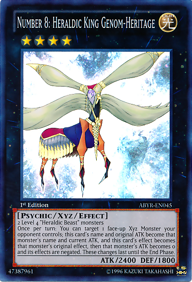 Number 8: Heraldic King Genom-Heritage [ABYR-EN045] Super Rare | Odin's Place