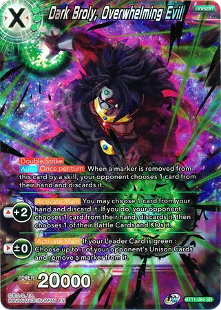 Dark Broly, Overwhelming Evil (BT11-064) [Vermilion Bloodline] | Odin's Place