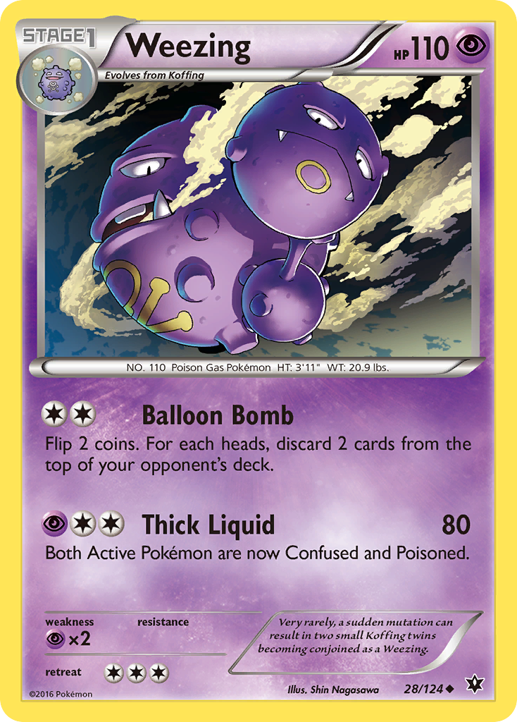 Weezing (28/124) [XY: Fates Collide] | Odin's Place