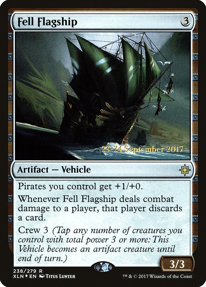 Fell Flagship (238) [Ixalan Prerelease Promos] | Odin's Place
