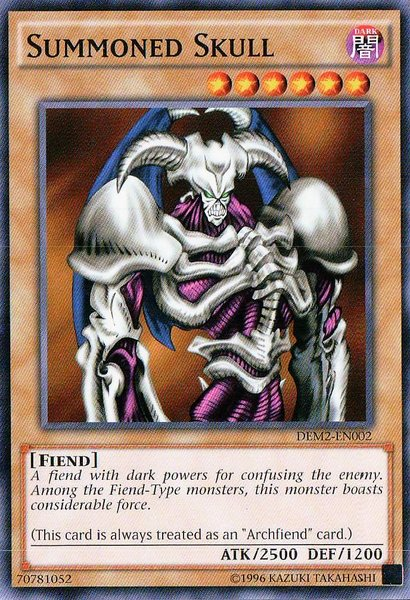 Summoned Skull [DEM2-EN002] Common | Odin's Place