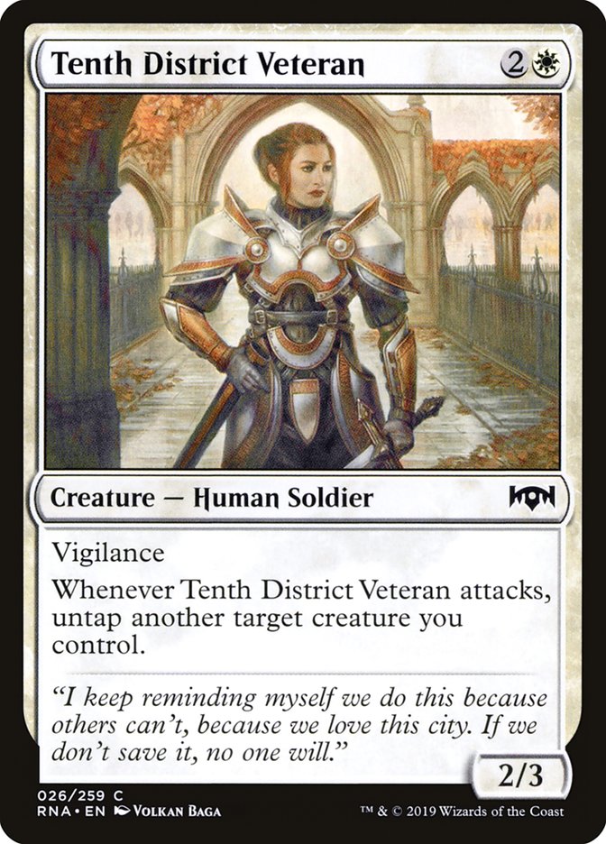 Tenth District Veteran (26) [Ravnica Allegiance] | Odin's Place