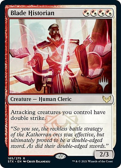 Blade Historian (Promo Pack) [Strixhaven: School of Mages Promos] | Odin's Place