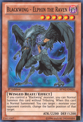 Blackwing - Elphin the Raven [BPW2-EN026] Super Rare | Odin's Place