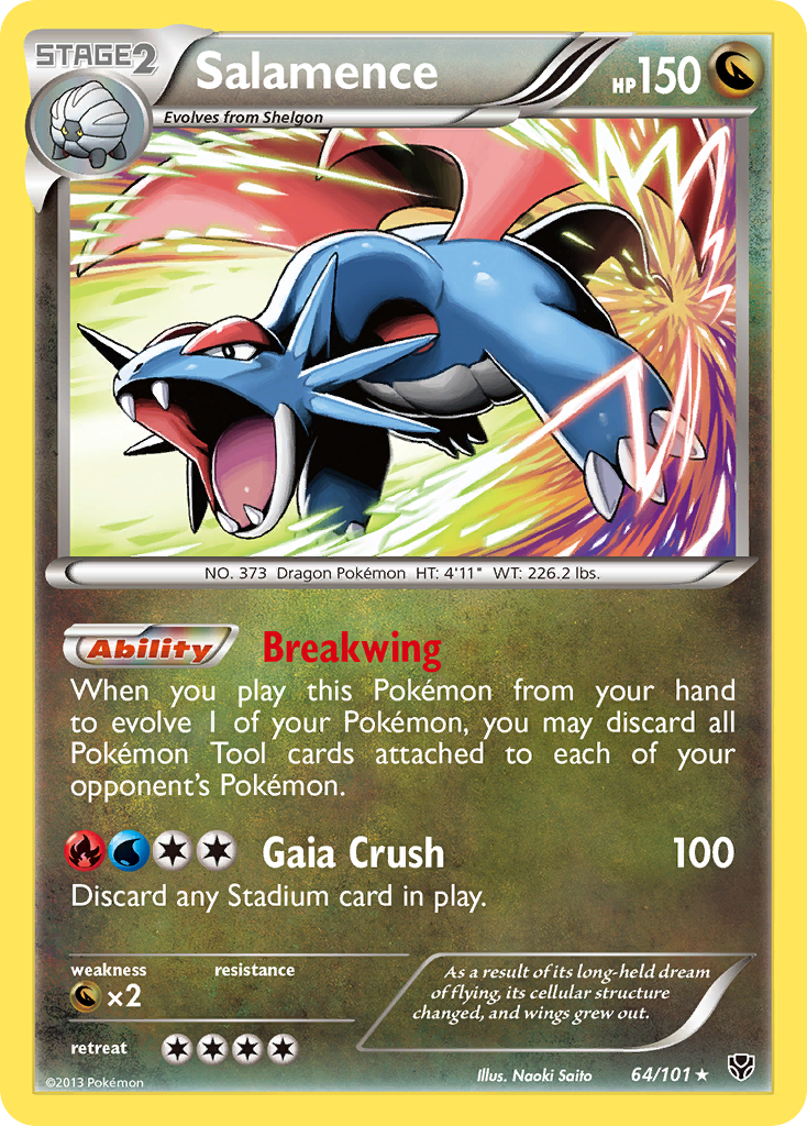 Salamence (64/101) [Black & White: Plasma Blast] | Odin's Place