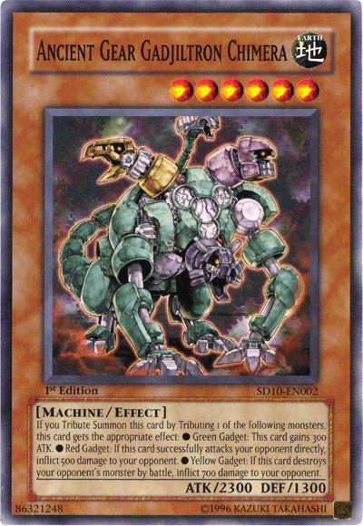 Ancient Gear Gadjiltron Chimera [SD10-EN002] Common | Odin's Place