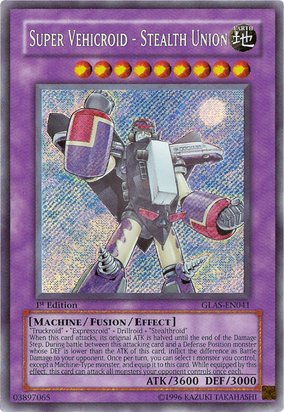 Super Vehicroid - Stealth Union [GLAS-EN041] Secret Rare | Odin's Place
