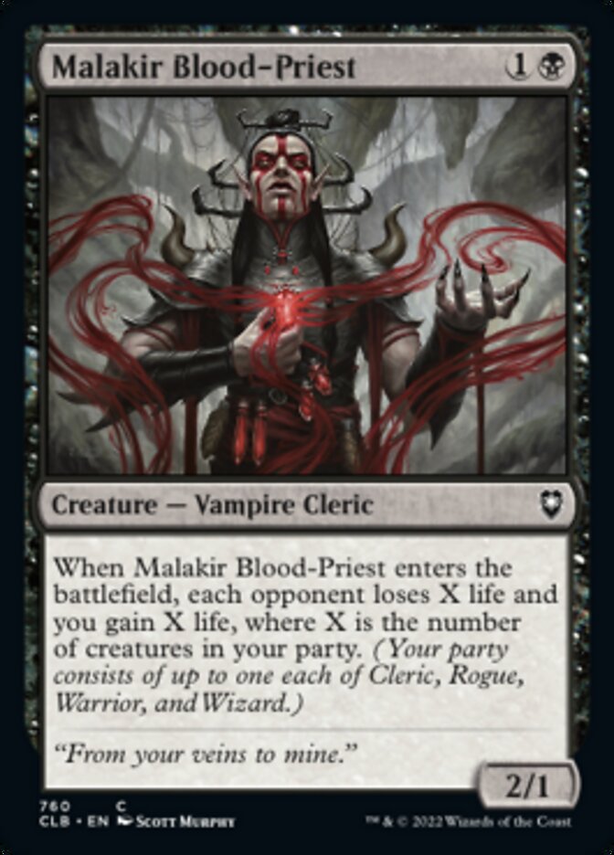 Malakir Blood-Priest [Commander Legends: Battle for Baldur's Gate] | Odin's Place