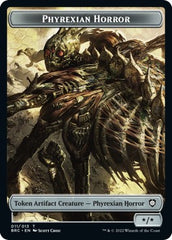 Servo // Phyrexian Horror Double-Sided Token [The Brothers' War Commander Tokens] | Odin's Place