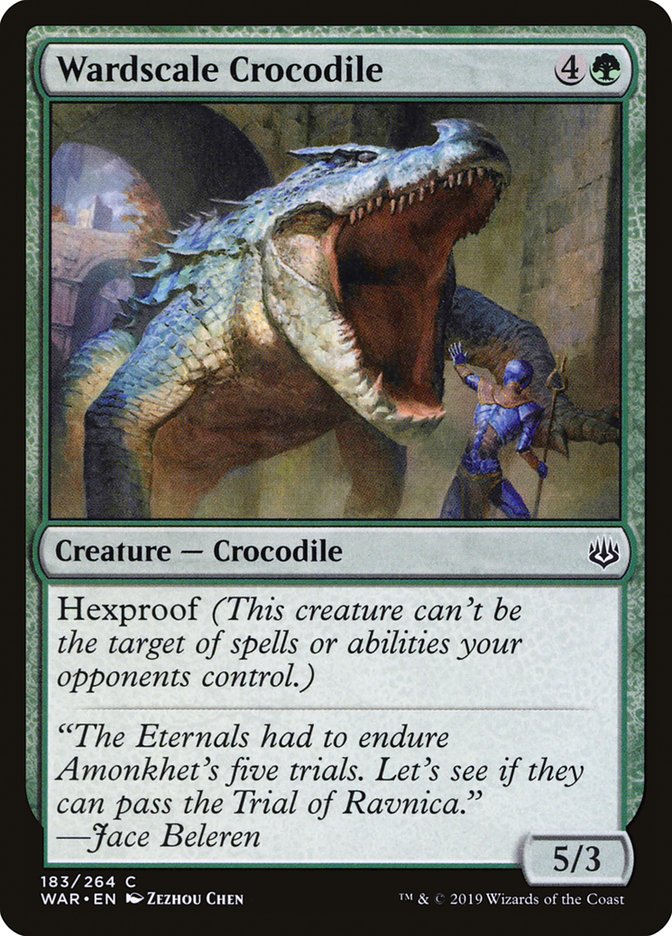 Wardscale Crocodile (183) [War of the Spark] | Odin's Place