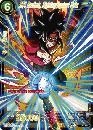 SS4 Bardock, Fighting Against Fate (Gold Stamped) (P-261) [Mythic Booster] | Odin's Place