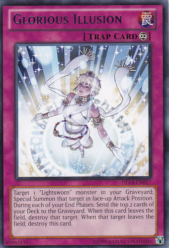 Glorious Illusion (Blue) [DL14-EN017] Rare | Odin's Place