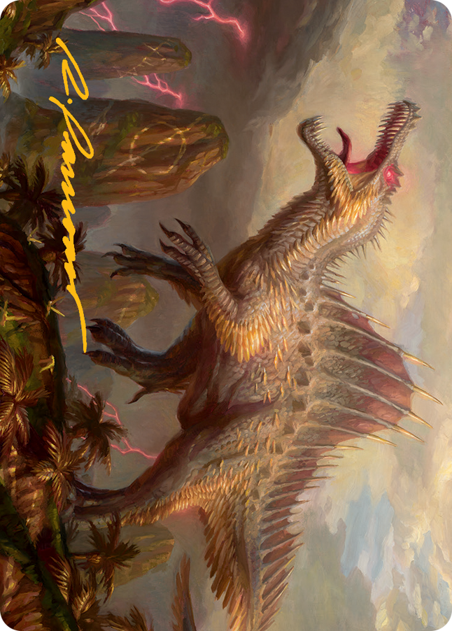 Etali, Primal Conqueror Art Card (Gold-Stamped Signature) [March of the Machine Art Series] | Odin's Place