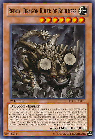 Redox, Dragon Ruler of Boulders [LTGY-EN038] Rare | Odin's Place
