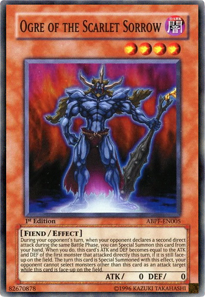 Ogre of the Scarlet Sorrow [ABPF-EN005] Super Rare | Odin's Place