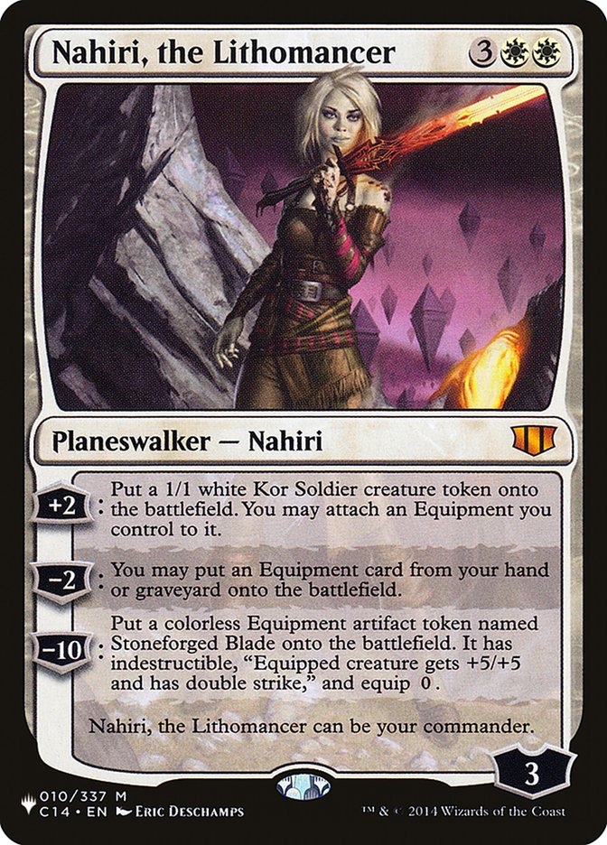 Nahiri, the Lithomancer [The List] | Odin's Place