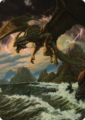 Ancient Bronze Dragon Art Card (03) [Commander Legends: Battle for Baldur's Gate Art Series] | Odin's Place