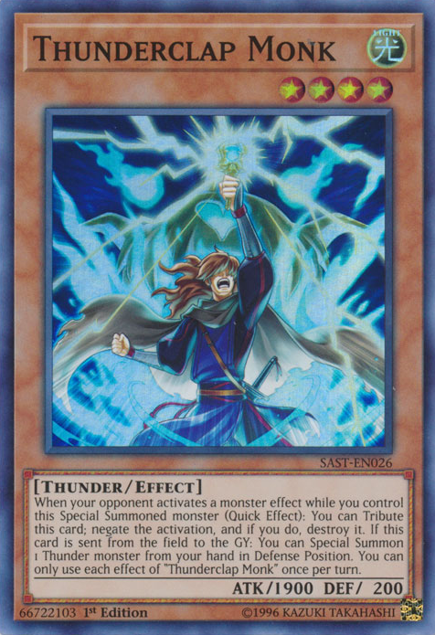 Thunderclap Monk [SAST-EN026] Super Rare | Odin's Place