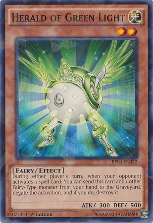 Herald of Green Light [BP03-EN022] Shatterfoil Rare | Odin's Place