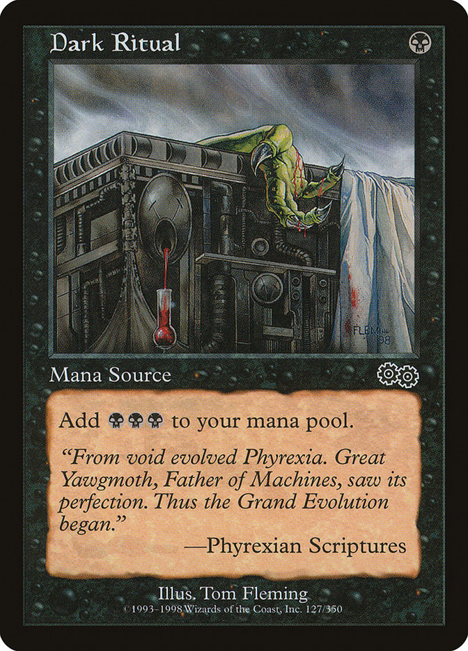 Dark Ritual (127) [Urza's Saga] | Odin's Place