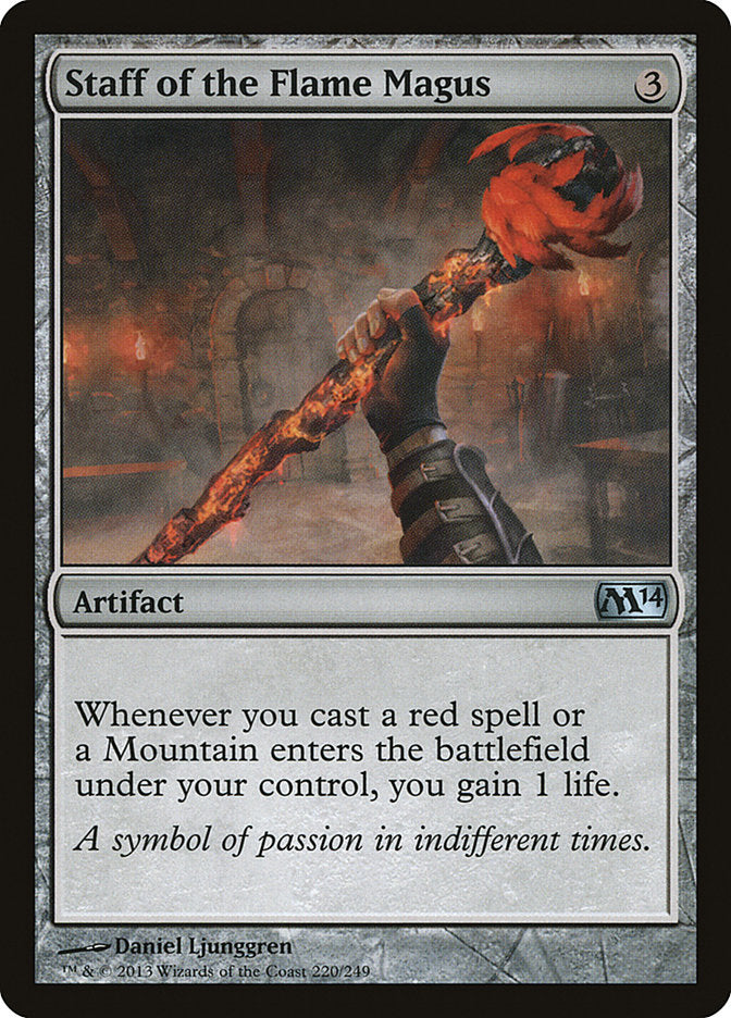 Staff of the Flame Magus (220) [Magic 2014] | Odin's Place