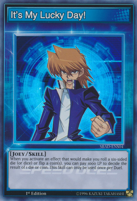 It's My Lucky Day! [SBAD-ENS04] Super Rare | Odin's Place