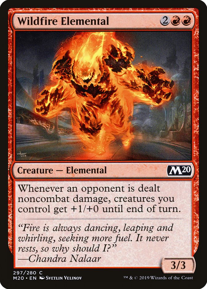 Wildfire Elemental [Core Set 2020] | Odin's Place