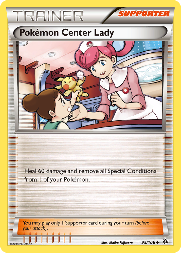 Pokemon Center Lady (93/106) [XY: Flashfire] | Odin's Place