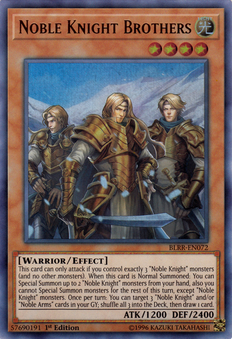 Noble Knight Brothers [BLRR-EN072] Ultra Rare | Odin's Place