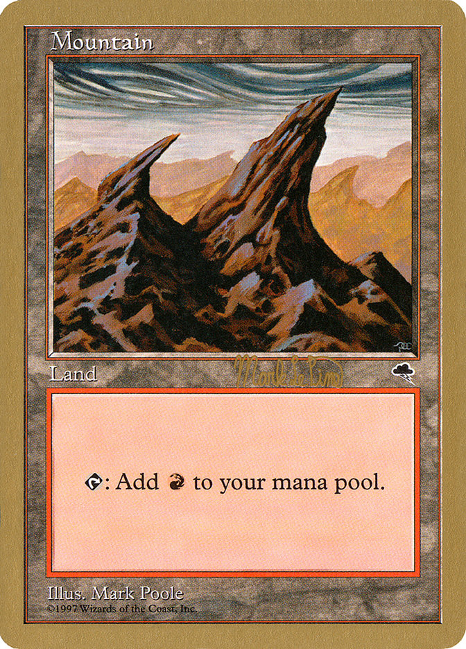 Mountain (mlp344) (Mark Le Pine) [World Championship Decks 1999] | Odin's Place